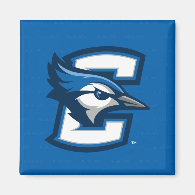 Creighton University Logo Watermark Magnet (Front)