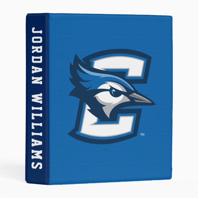 Creighton University Logo Watermark Mini Binder (Front/Spine)