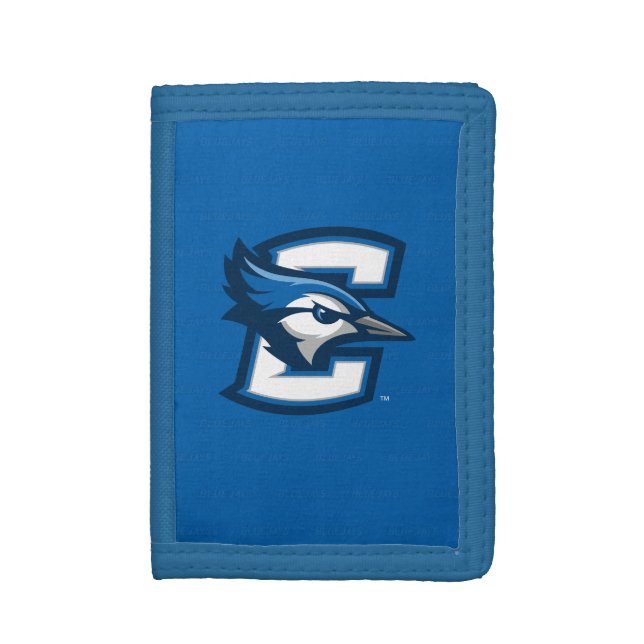 Creighton University Logo Watermark Trifold Wallet (Front Vertical)