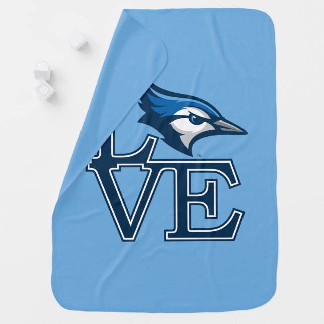 Creighton University Love Baby Blanket (In Situ)