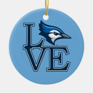 Creighton University Love Ceramic Ornament