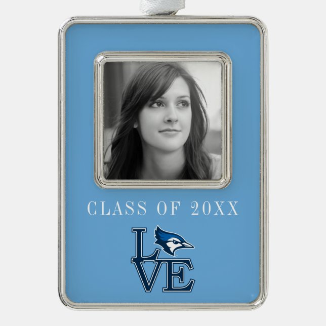 Creighton University Love Christmas Ornament (Front)