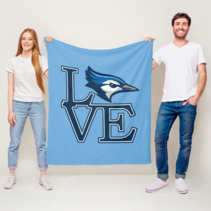 Creighton University Love Fleece Blanket
