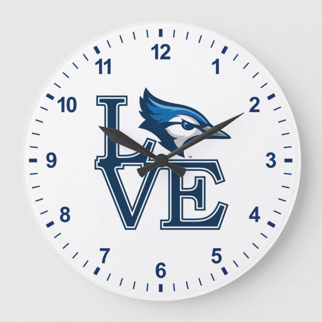 Creighton University Love Large Clock (Front)