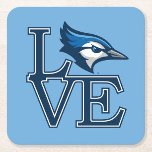 Creighton University Love Square Paper Coaster