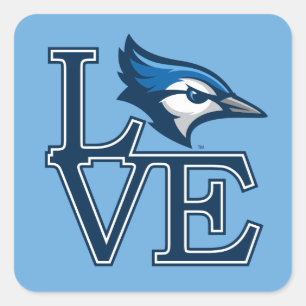 Creighton University Love Square Sticker