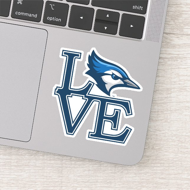 Creighton University Love Sticker (Detail)