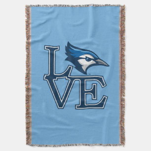 Creighton University Love Throw Blanket