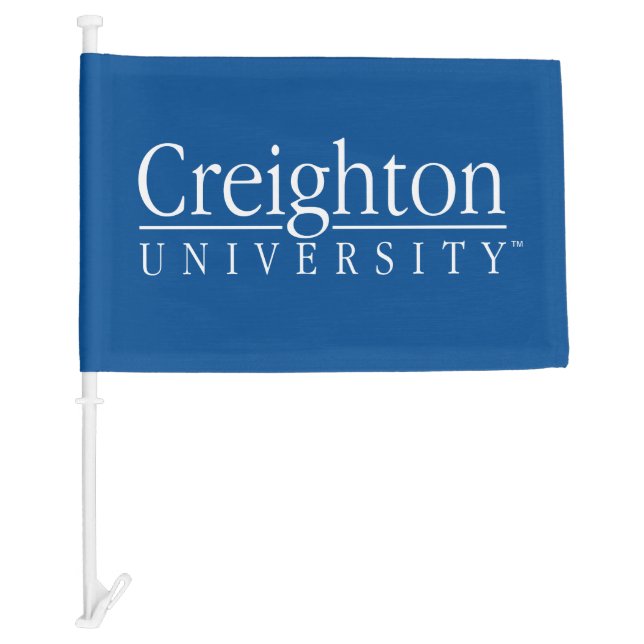 Creighton University Mark Car Flag (Front)