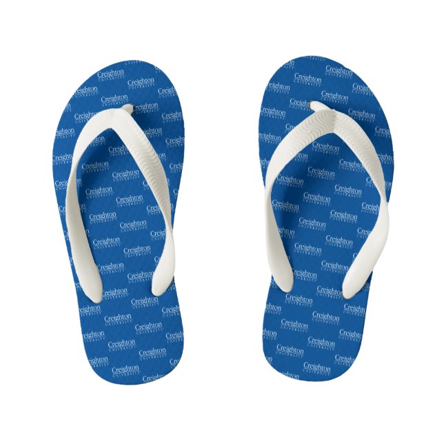Creighton University Mark Kid's Flip Flops (Footbed)