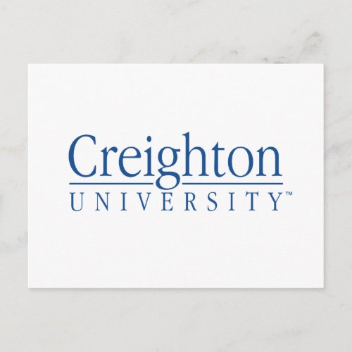 Creighton University Mark Postcard