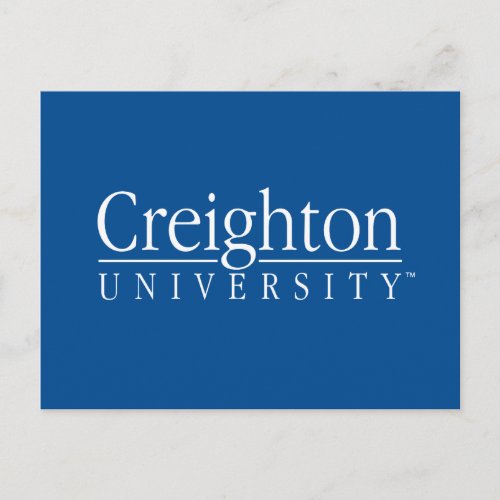 Creighton University Mark Postcard