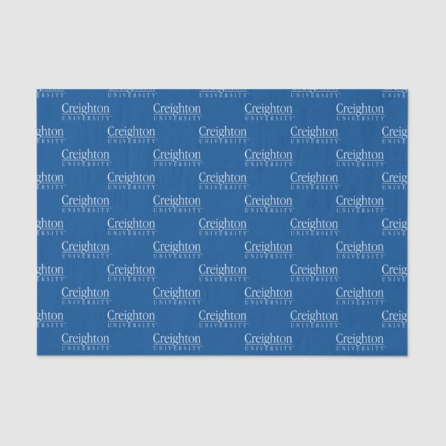 Creighton University Mark Tissue Paper (Front)