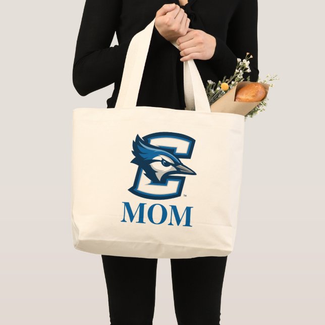 Creighton University Mom Large Tote Bag (Front (Product))