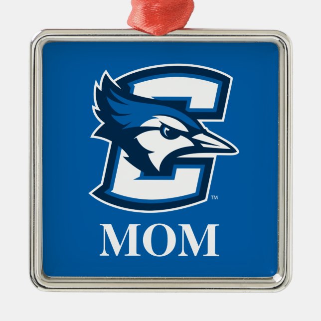 Creighton University Mom Metal Ornament (Front)