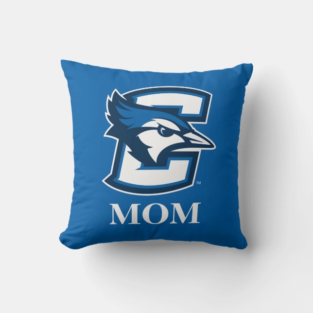 Creighton University Mom Throw Pillow (Front)