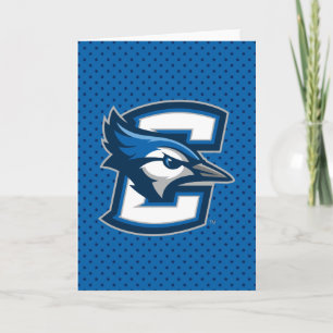 Creighton University Polka Dot Pattern Card