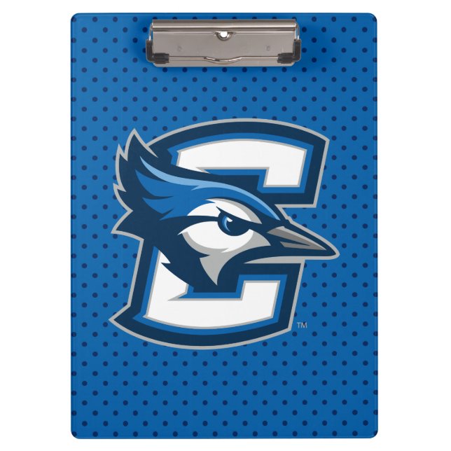 Creighton University Polka Dot Pattern Clipboard (Front)