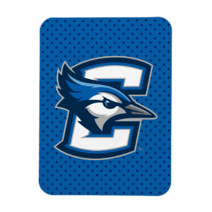 Creighton University Polka Dot Pattern Magnet