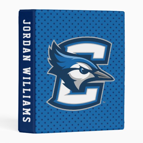 Creighton University Polka Dot Pattern Mini Binder