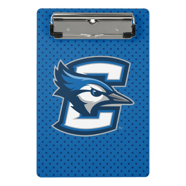 Creighton University Polka Dot Pattern Mini Clipboard (Front)
