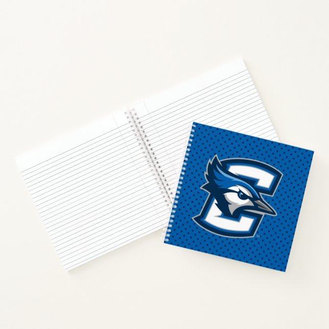 Creighton University Polka Dot Pattern Notebook (Inside)