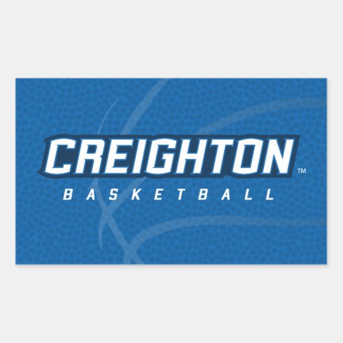 Creighton University State Basketball Rectangular Sticker