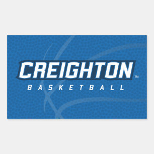 Creighton University State Basketball Rectangular Sticker