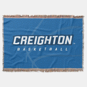 Creighton University State Basketball Throw Blanket