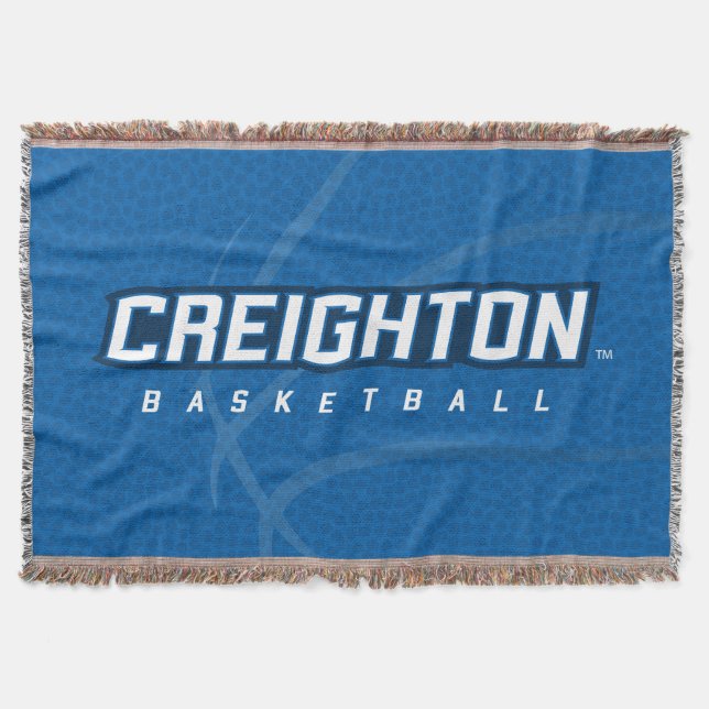 Creighton University State Basketball Throw Blanket (Front)