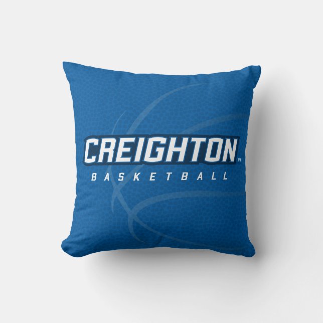 Creighton University State Basketball Throw Pillow (Front)