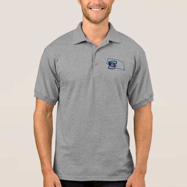 Creighton University State Love Polo Shirt (Front)