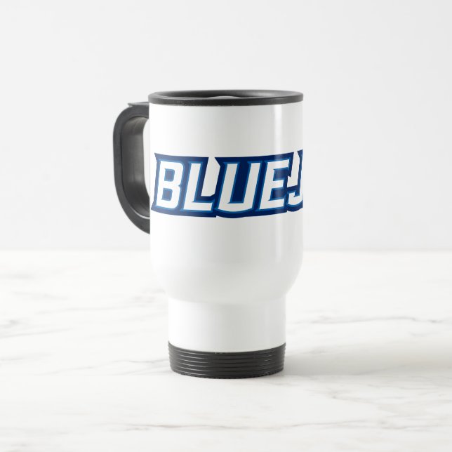 Creighton Wordmark Travel Mug (Front Left)