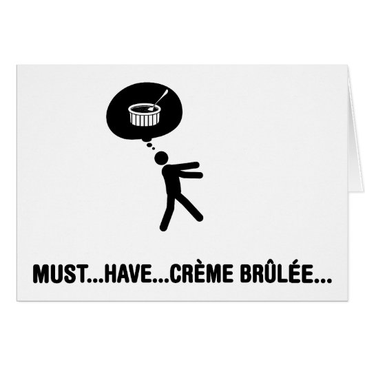 Creme Brulee Lover Cards (Front Horizontal)