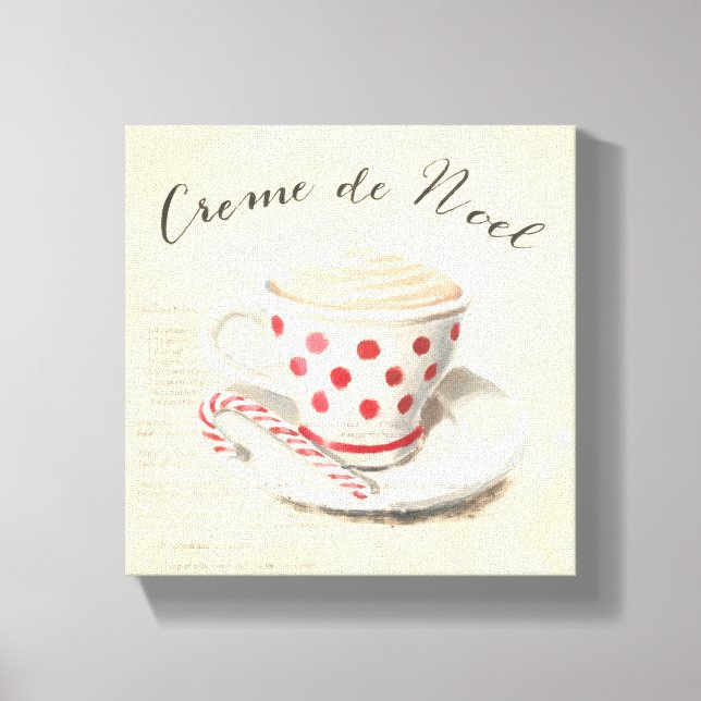 Creme de Noel Canvas Print (Front)