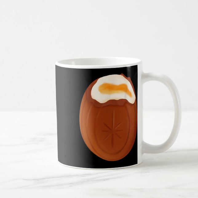 Creme Egg Chocolate Easter Quirky Weird Funny  Coffee Mug (Right)