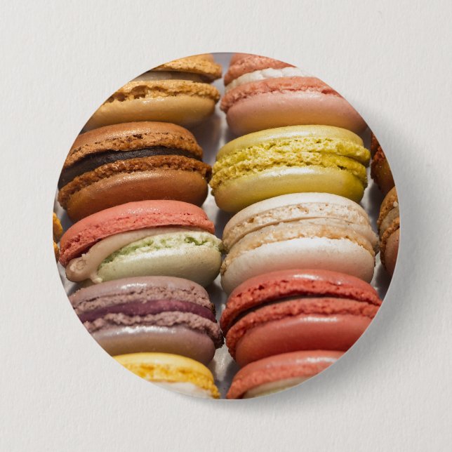 Crème Filled Cookies Pinback Button (Front)