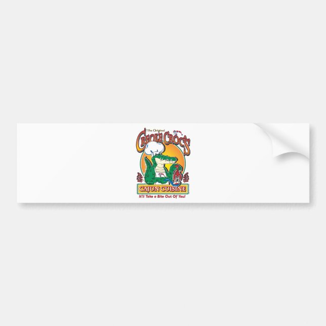 CREOLE-CROC BUMPER STICKER (Front)