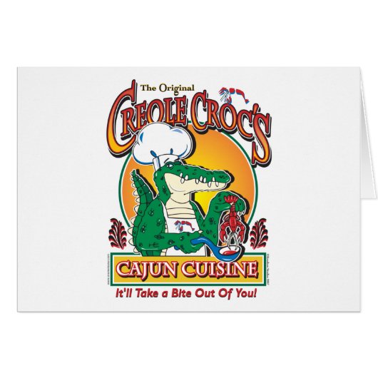 CREOLE-CROC CARDS (Front Horizontal)