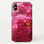Crepe Myrtle Tree Magenta Floral iPhone XS Case