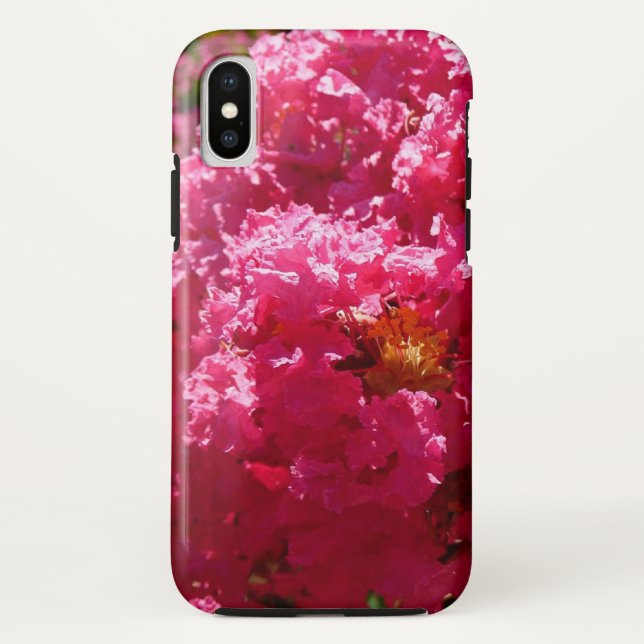 Crepe Myrtle Tree Magenta Floral Case-Mate iPhone Case (Back)