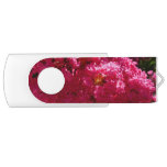Crepe Myrtle Tree Magenta Floral Flash Drive