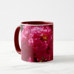 Crepe Myrtle Tree Magenta Floral Mug