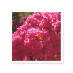 Crepe Myrtle Tree Magenta Floral Napkins