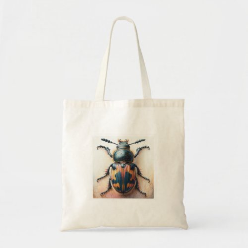 Crepidomenus Beetle IREF5301 _ Watercolor Tote Bag