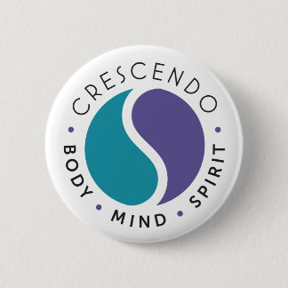 Crescendo Logo Pinback Button
