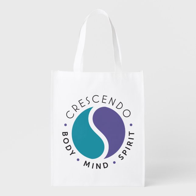 Crescendo Powered by Maqui Reusable Grocery Bag (Front)