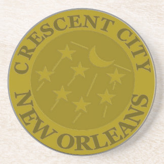 Crescent City New Orleans Sandstone Coaster