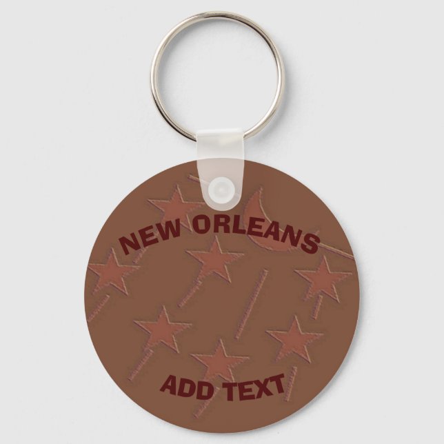 Crescent City Water Meter Lid Keychain (Front)