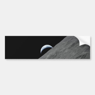 Crescent Earth Bumper Sticker